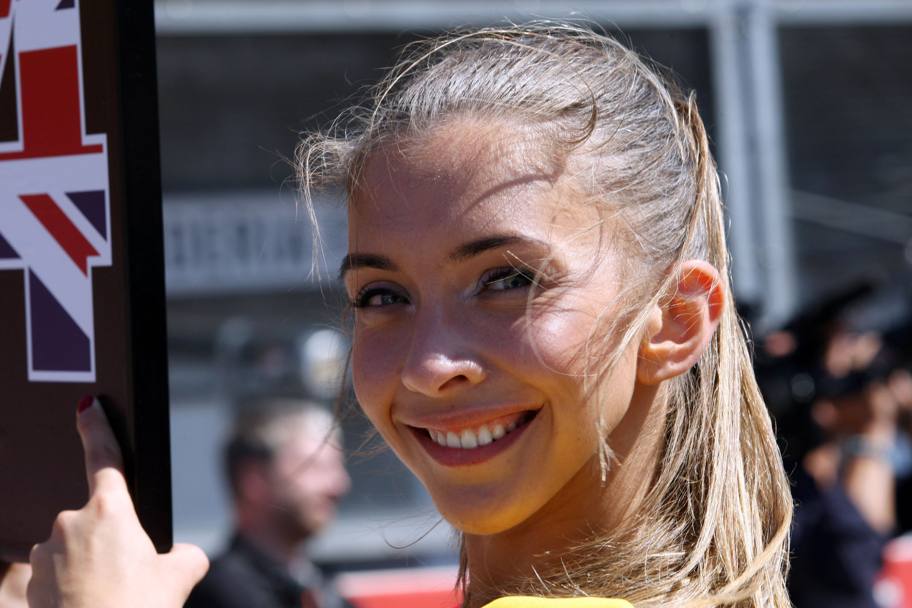 Grid Girl al Gran Premio di Formula Uno in Belgio (LaPresse)